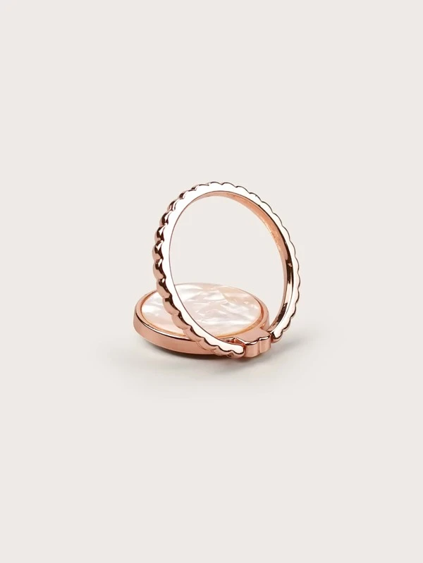 Marble Pattern Phone Ring Holder