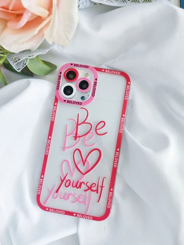 Heart Phone Case | Love Yourself Phone Case | My Pretty Tingz