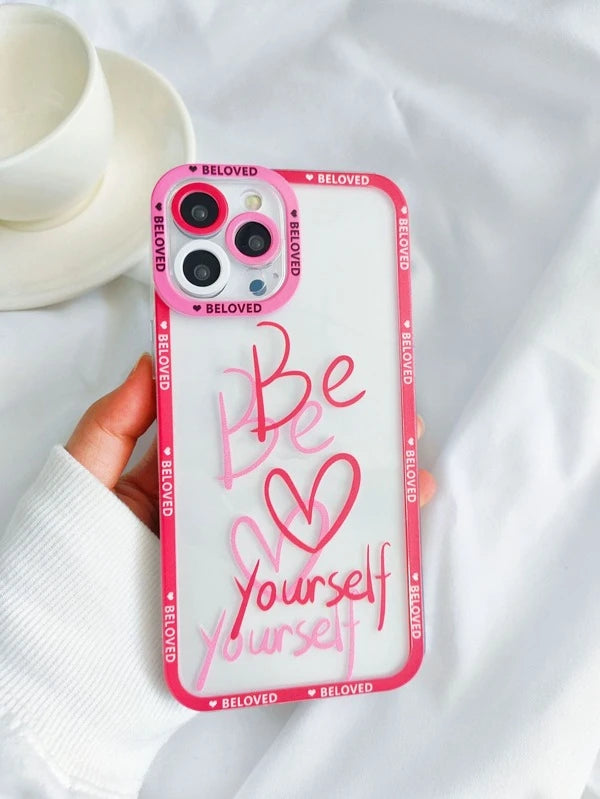 Heart Phone Case | Love Yourself Phone Case | My Pretty Tingz