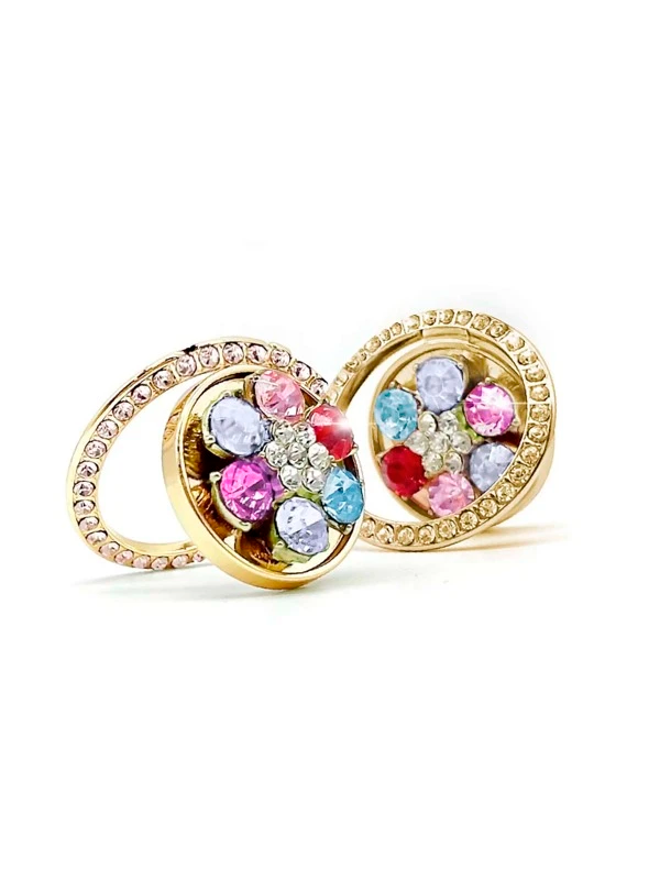 Rainbow Rhinestone Ring Holder