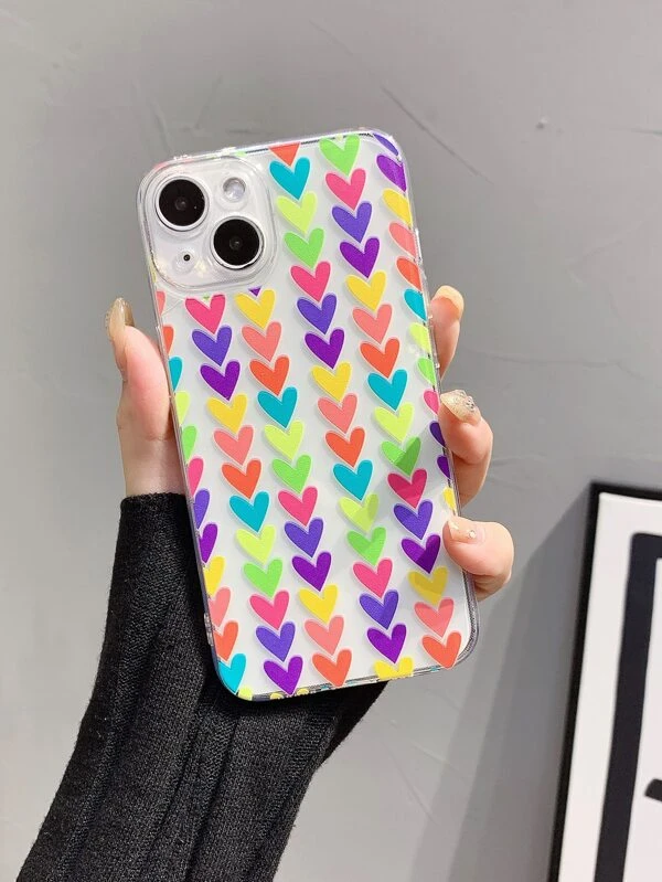 Heart Print Phone Case | Protective iPhone Case | My Pretty Tingz