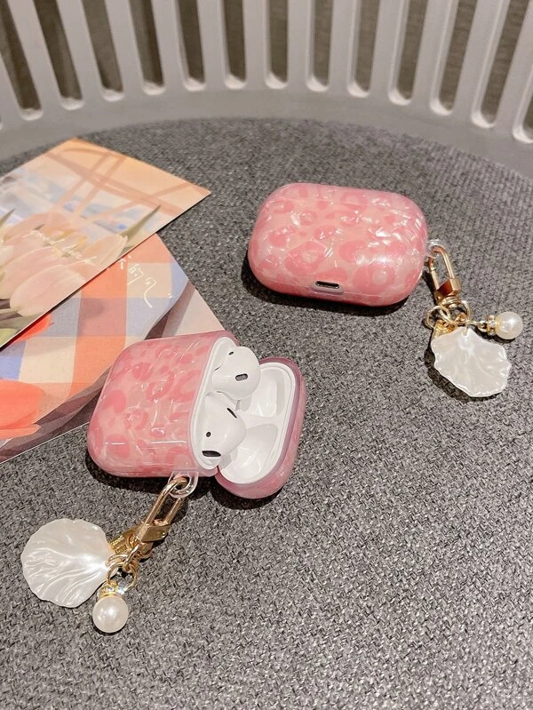 Pink "Leopard Love" AirPod Case