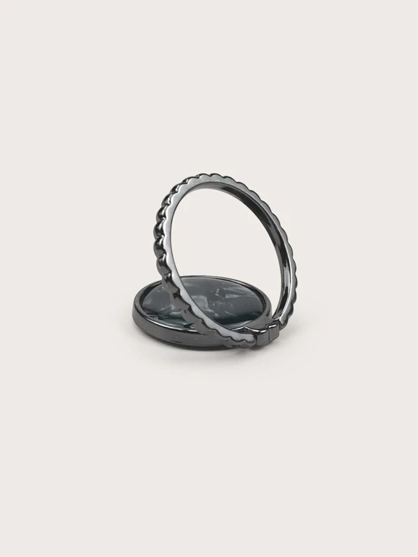 Marble Pattern Phone Ring Holder