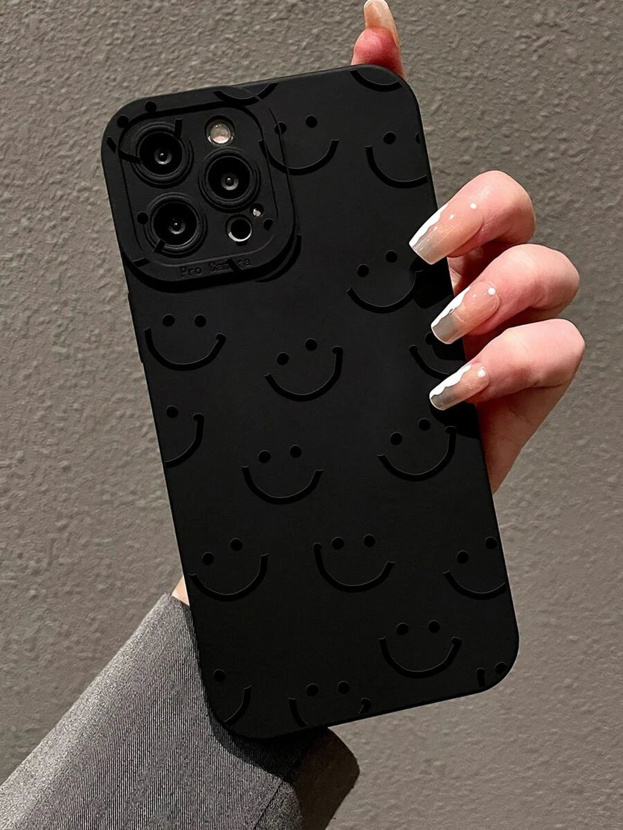 Black iPhone Case | Smiley Face iPhone Case | My Pretty Tingz