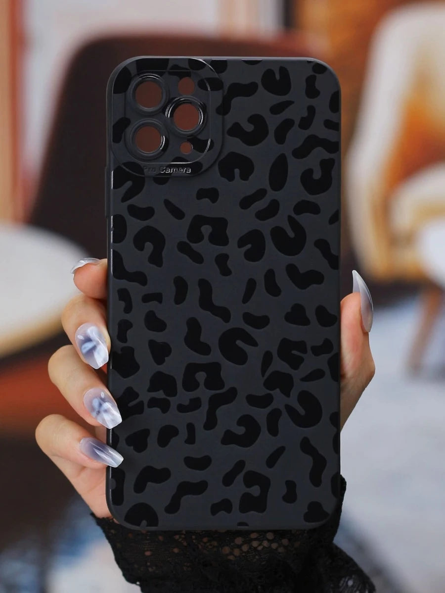 Black Leopard Phone Case | Cheetah Print Phone Case | My Pretty Tingz