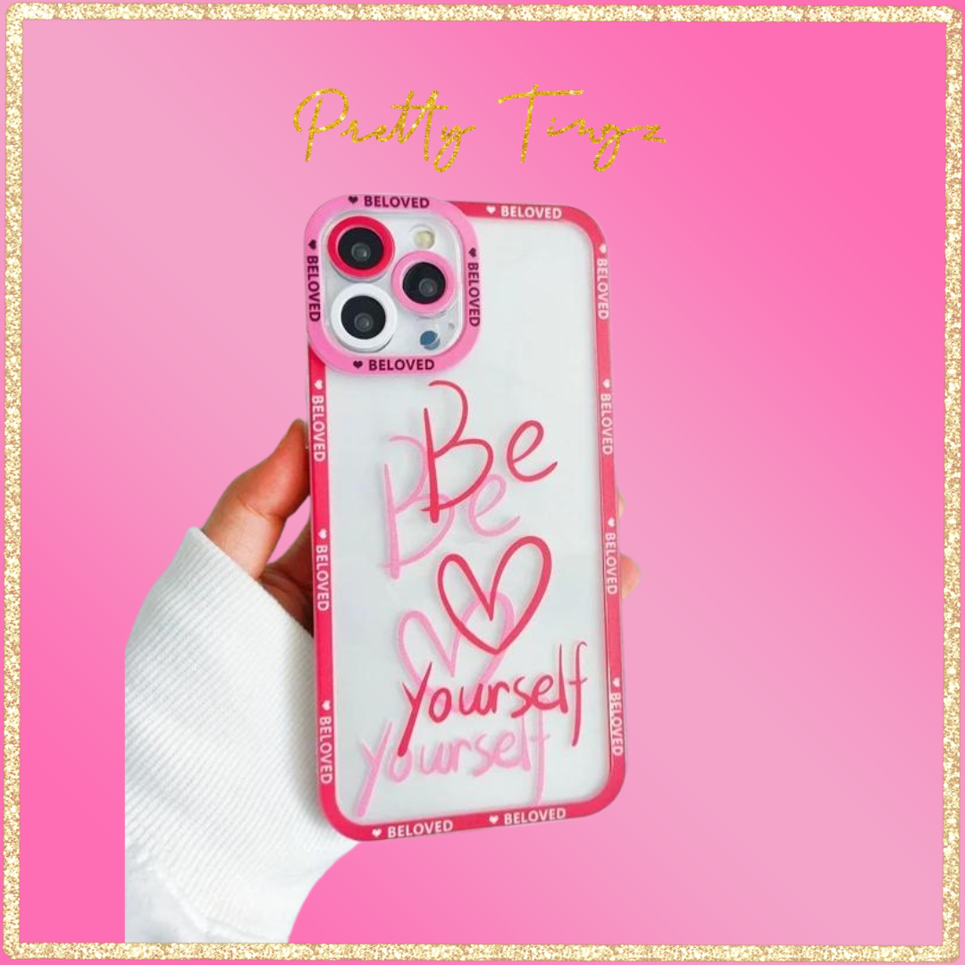 Heart Phone Case | Love Yourself Phone Case | My Pretty Tingz